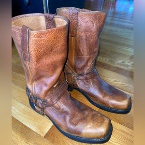 Mens Man Made Western Boots